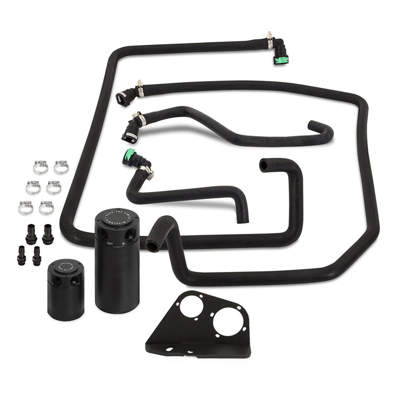 Mishimoto | Baffled Oil Catch Can, fits Ford F-150 3.5L EcoBoost 2021.5+ - F-150 3.5T 2021