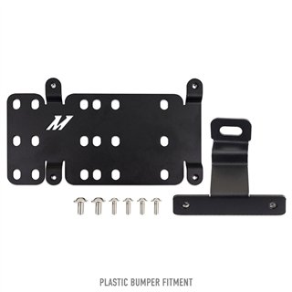 Mishimoto | License Plate Relocation Kit, Fits Ford Bronco 2021+, Plastic Bumper - Bronco 2.3T / 2.7T / 3.0T 2021-2024