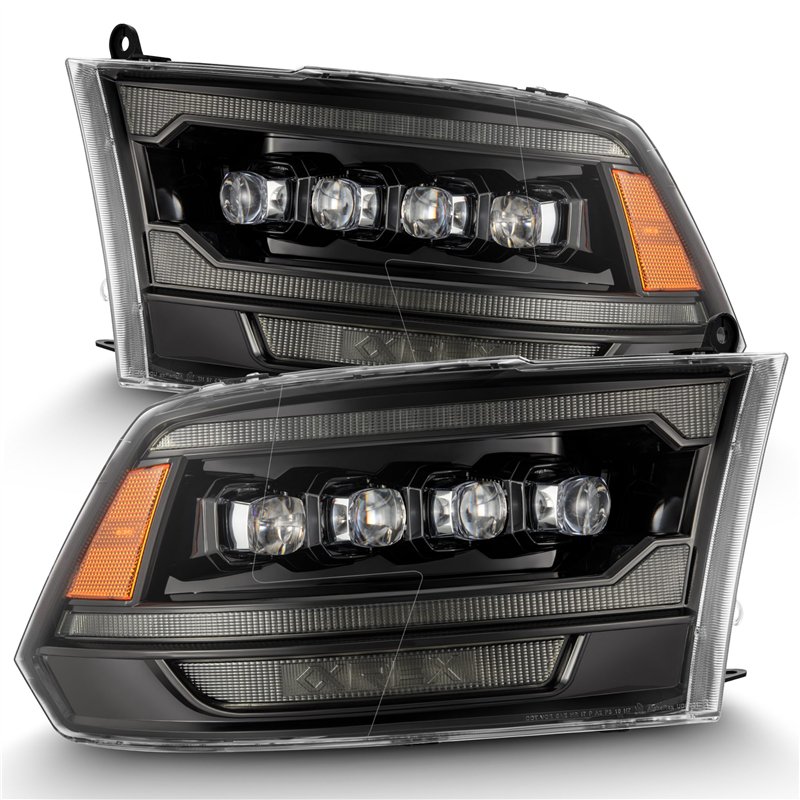 AlphaRex | LED Projector Headlights in Alpha-Black - Ram 1500 / 2500 / 3500 2009-2018