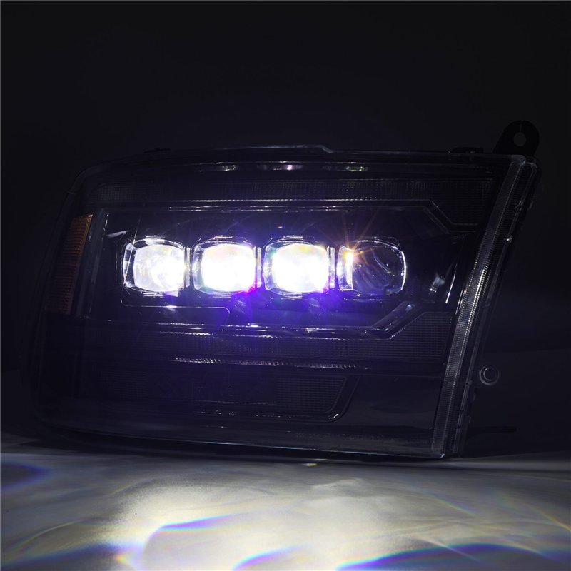 AlphaRex | LED Projector Headlights in Alpha-Black - Ram 1500 / 2500 / 3500 2009-2018