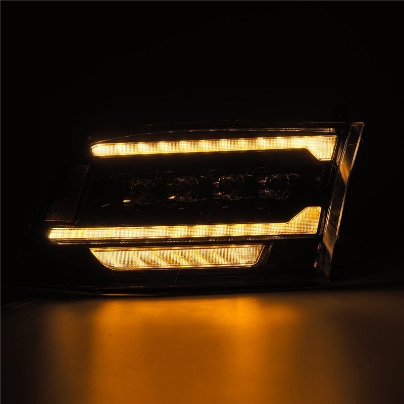 AlphaRex | LED Projector Headlights in Alpha-Black - Ram 1500 / 2500 / 3500 2009-2018