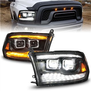 Anzo USA | LED Projector Headlight Set - Ram 1500 / Classic / 2500 / 3500 2009-2023