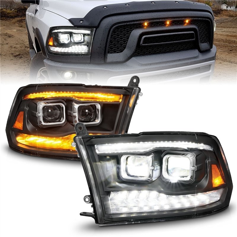 Anzo USA | LED Projector Headlight Set - Ram 1500 / Classic / 2500 / 3500 2009-2023