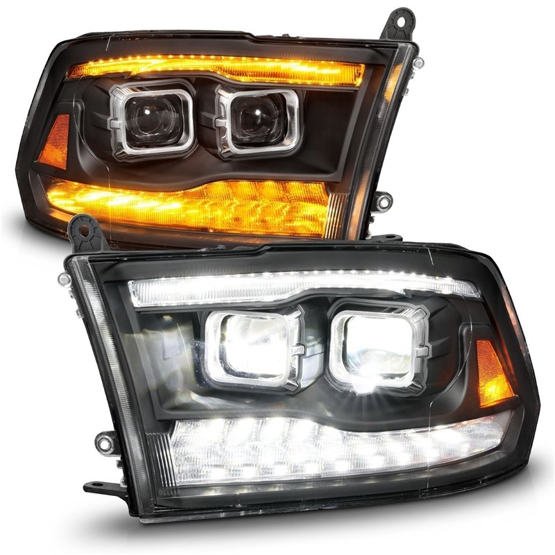 Anzo USA | LED Projector Headlight Set - Ram 1500 / Classic / 2500 / 3500 2009-2023