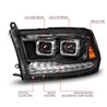 Anzo USA | LED Projector Headlight Set - Ram 1500 / Classic / 2500 / 3500 2009-2023
