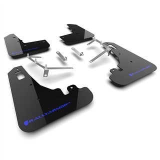 RallyArmor | Black UR Mud Flap Blue Logo - BRZ / GR86 2022-2024