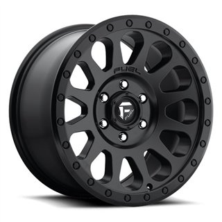 Fuel Off-Road | Vector D579 17X8.5 ET-6 - Black With Dark Tinted