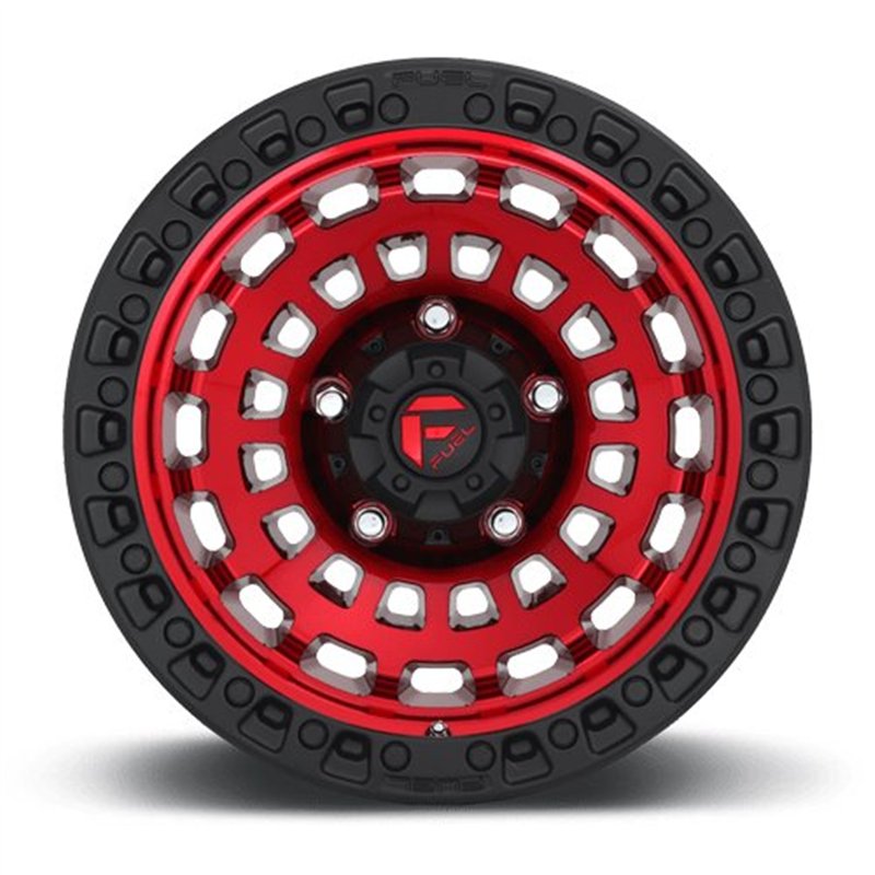 Fuel Off-Road | Zephyr D632 17X9.0 ET-12 - Black With Natural Face