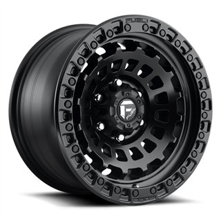 Fuel Off-Road | Zephyr D633 18X9.0 ET1 - Black With Natural Face