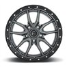 Fuel Off-Road | Rebel D680 20X9.0 ET1 - Matte Gunmetal / Black Bead Ring