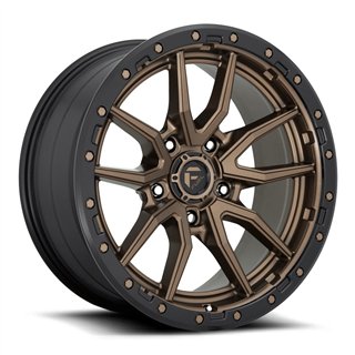 Fuel Off-Road | Rebel D681 20X9.0 ET20 - Matte Bronze / Black Bead Ring