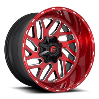 Fuel Off-Road | Triton D691 20X10.0 ET-18 - Candy Red / Milled