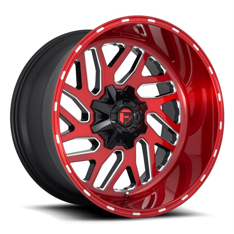 Fuel Off-Road | Triton D691 20X10.0 ET-18 - Candy Red / Milled