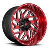 Fuel Off-Road | Triton D691 20X10.0 ET-18 - Candy Red / Milled