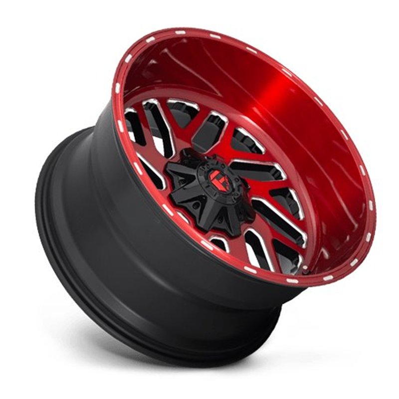 Fuel Off-Road | Triton D691 20X10.0 ET-18 - Candy Red / Milled