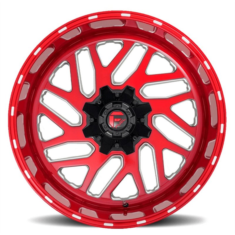 Fuel Off-Road | Triton D691 20X10.0 ET-18 - Candy Red / Milled