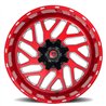 Fuel Off-Road | Triton D691 20X10.0 ET-18 - Candy Red / Milled