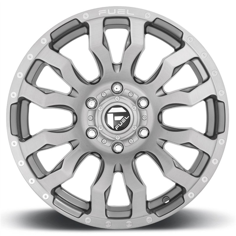 Fuel Off-Road | Blitz D693 20X9.0 ET20 - Brushed Gunmetal / Tinted Clear