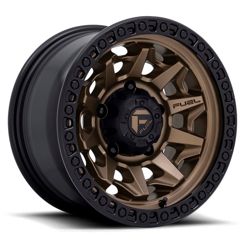 Fuel Off-Road | Covert D696 18X9.0 ET-12 - Matte Bronze / Black Bead Ring