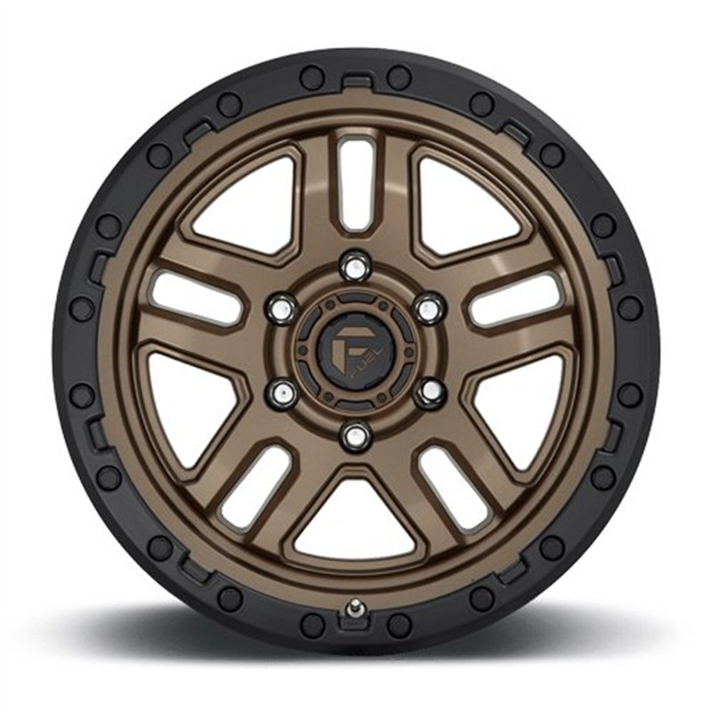 Fuel Off-Road | AMMO D702 17X9.0 ET1 - Matte Bronze / Black Bead Ring