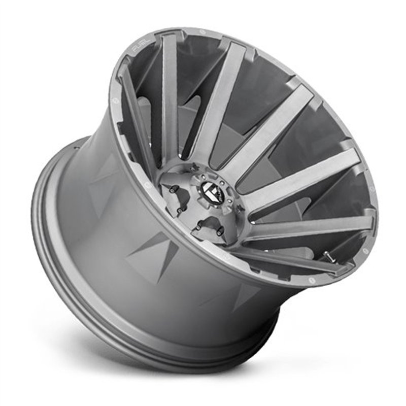Fuel Off-Road | Contra Platinum D714 20X10.0 ET-19 - Brushed Gunmetal / Clear Tint