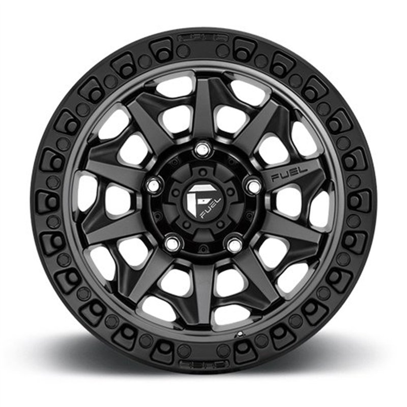Fuel Off-Road | Covert D716 20X9.0 ET1 - Matte Gunmetal / Black Bead Ring