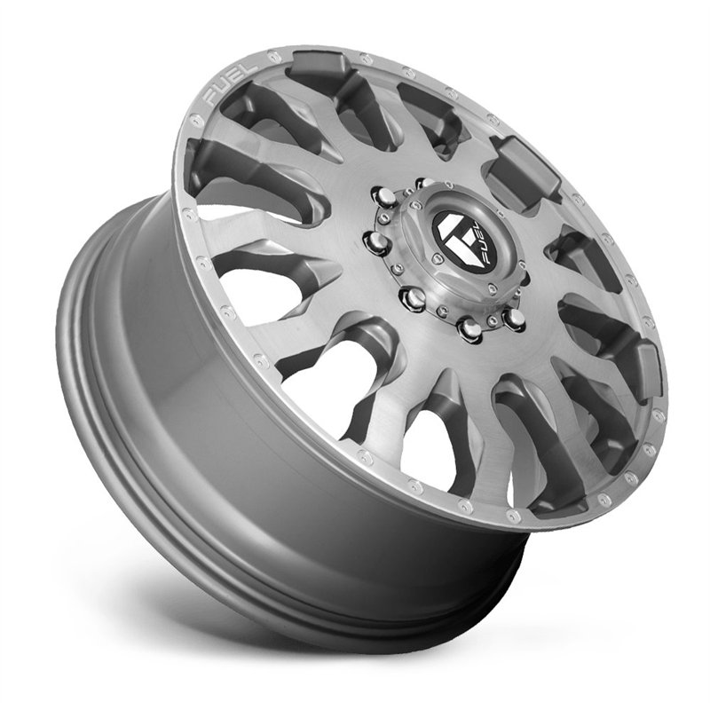 Fuel Off-Road | Blitz Dually D693 20X8.25 ET105 - Brushed Gunmetal / Tinted Clear
