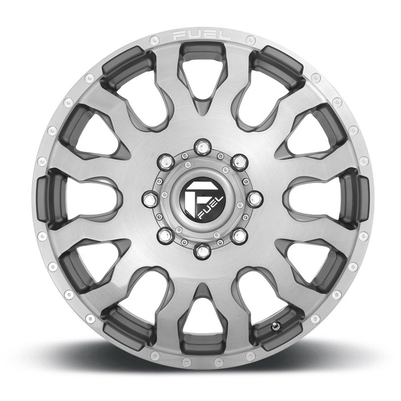 Fuel Off-Road | Blitz Dually D693 20X8.25 ET105 - Brushed Gunmetal / Tinted Clear