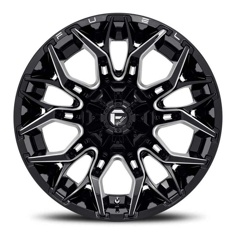 Fuel Off-Road | Twitch D769 20X10.0 ET-18 - Gloss Black / Milled