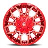 Fuel Off-Road | Twitch D771 22X12.0 ET-44 - Candy Red / Milled