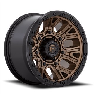 Fuel Off-Road | Traction D826 17X9.0 ET1 - Matte Bronze / Black Ring