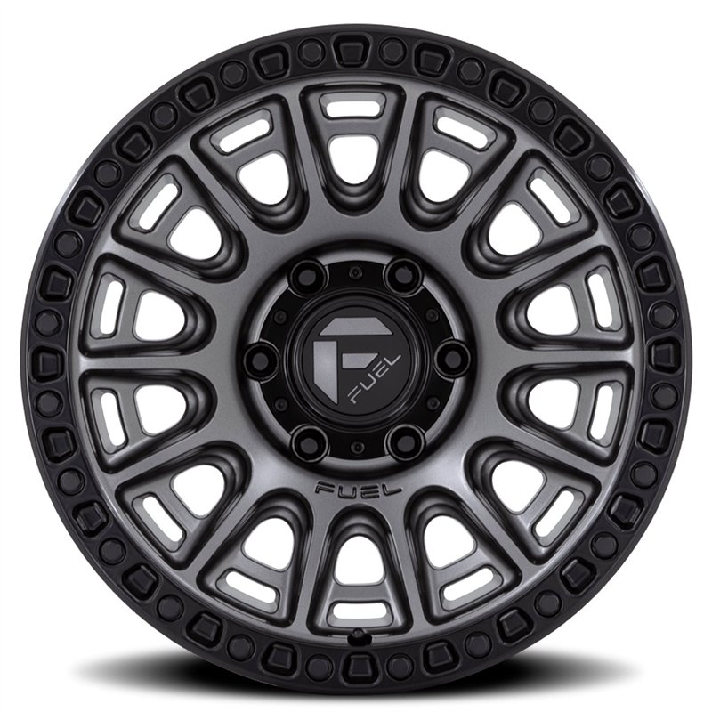 Fuel Off-Road | Cycle D835 20X9.0 ET1 - Matte Gunmetal / Black Ring