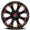 Fuel Off-Road | Assault D787 20X10.0 ET-22 - Matte Black / Milled-Red Tint
