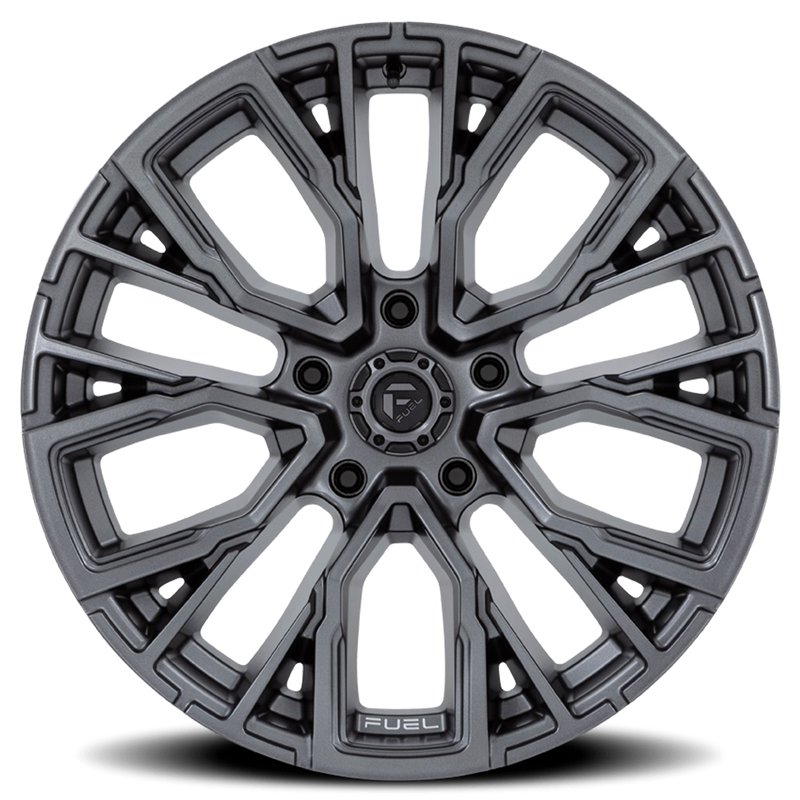 Fuel Off-Road | Rebar 5 D848 20X10.0 ET-18 - Matte Gunmetal
