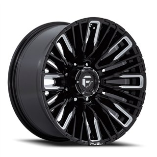 Fuel Off-Road | Rebar 8 D849 20X10.0 ET-18 - Gloss Black / Milled