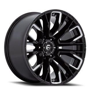 Fuel Off-Road | Rebar 6 D849 20X10.0 ET-18 - Gloss Black / Milled