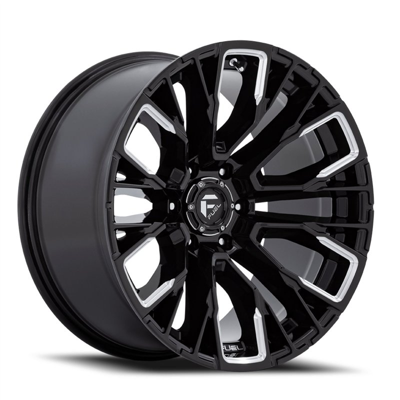 Fuel Off-Road | Rebar 6 D849 20X10.0 ET-18 - Gloss Black / Milled
