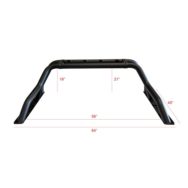 Armordillo | CR1 Chase Rack For Mid Size Trucks - Colorado / Ranger / Canyon / Tacoma 2005-2023