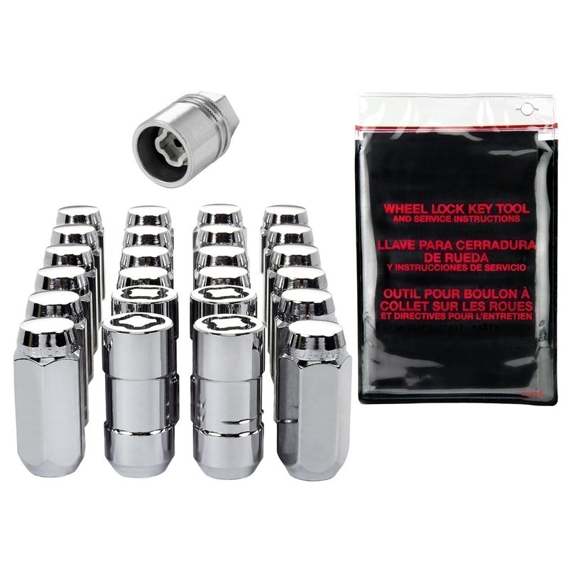 McGard | Cone Seat Exposed Style Wheel Installation Kit-Chrome - Cadillac / Chevrolet 1995-2024