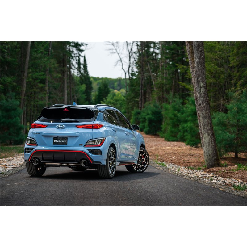 MBRP | Exhaust 3in. Cat-Back Dual Split Rear Exit Active T304 - Kona N 2.0T 2022-2023