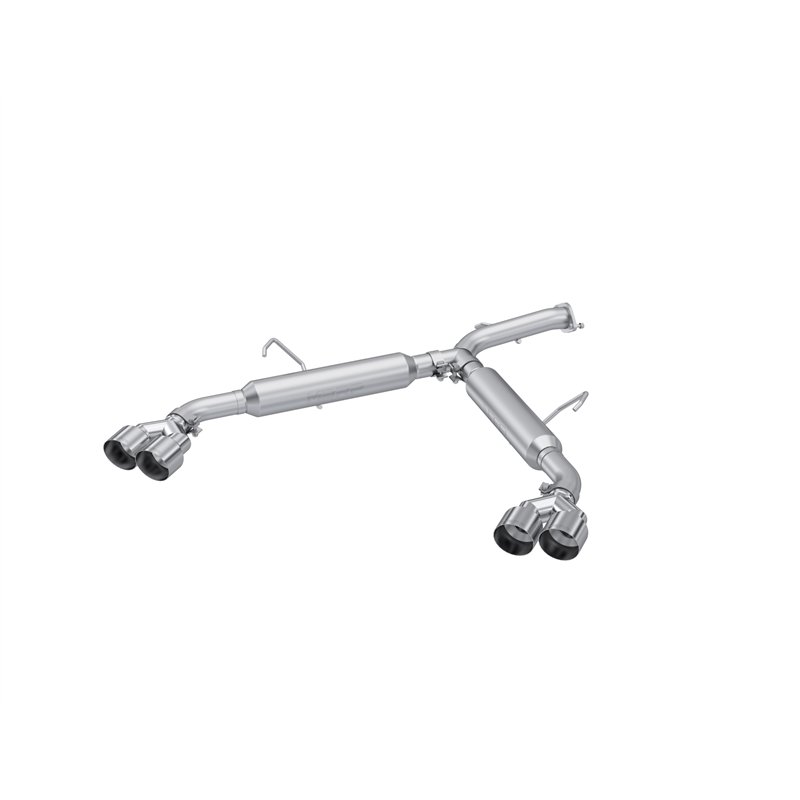 MBRP | Exhaust 3in. Axle-Back Dual Split Quad Rear Exit AL - Forte GT / GT Limited 1.6T 2022-2024