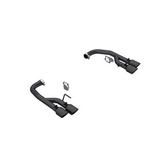 MBRP | Exhaust 2.5in. Axle-Back with Quad 4in.Tips Race Version BLK - Mustang GT / GT Premium 5.0L 2024-2025