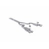MBRP | Exhaust 3in. Cat Back with Quad 4in. Dual Wall Tips Race Version AL - Mustang GT / GT Premium 5.0L 2024-2025