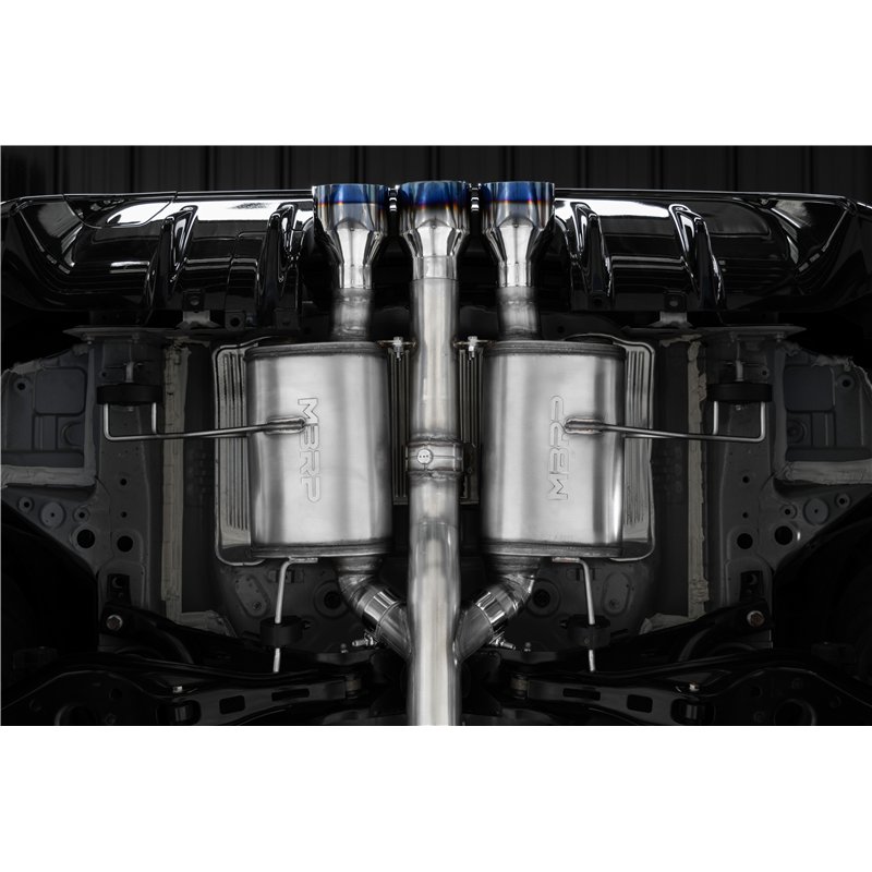 MBRP | 3in. Cat-Back. Triple Centre Rear Exit. T304 BE - Integra 2.0T 2024-2025