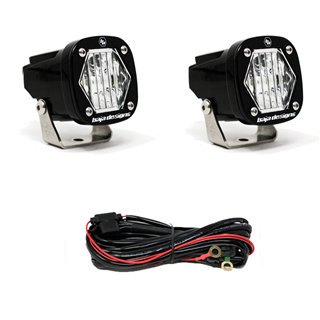 Baja Designs | - 387805 - S1 Black LED Auxiliary Light Pod Pair