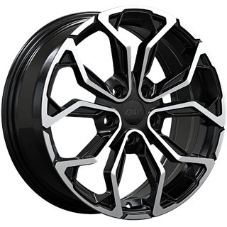 DAI | MUSE 17x7.0 ET45 - Gloss Black - Machined Face