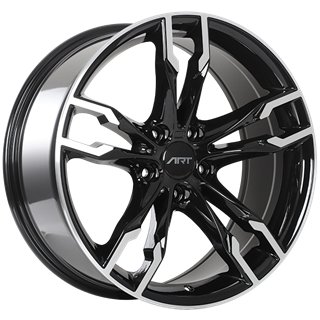 ART Replica | REPLICA 165 18x8.0 ET35 - Gloss Black - Machined Face