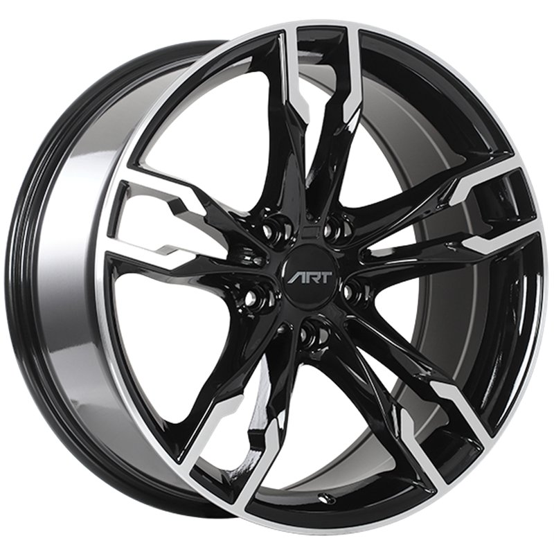 ART Replica | REPLICA 165 18x8.0 ET35 - Gloss Black - Machined Face