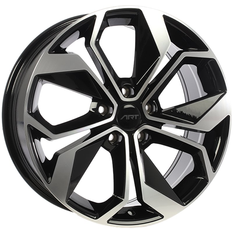 ART Replica | REPLICA 309 15x6.5 ET38 - Gloss Black - Machined Face