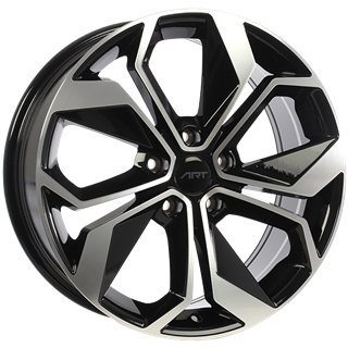 ART Replica | REPLICA 309 16x6.5 ET45 - Gloss Black - Machined Face